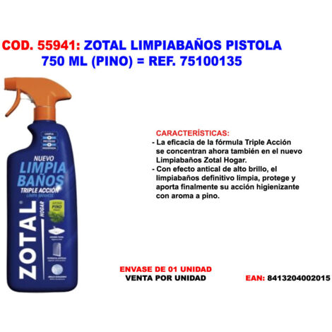 ZOTAL Badreinigerpistole 750 ml (Zirbenduft)