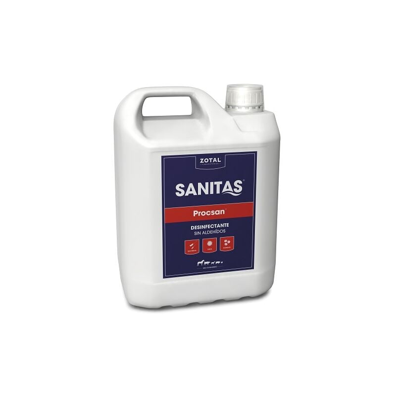 

SANITAS PROCSAN Desinfectante Sin Aldehídos, 5 Litros - Zotal