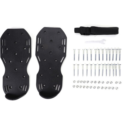 Zoternen 1 Paar Rasenbelüfter-Sandalen, langlebige Schuhe mit Grasspikes und Gartenwerkzeugen mit Kunststoffschnalle