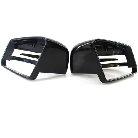 Zoternen 1 Paar schwarze Rückspiegel-Abdeckkappen, Ersatz für Benz EC-Klasse W212 W204 W221 2009–2013