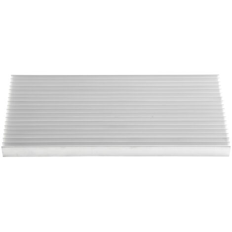 Zoternen 1 Stück 300 x 140 x 20 mm Aluminium-Kühlkörper Kühlkörper für Hochleistungs-LED-Licht