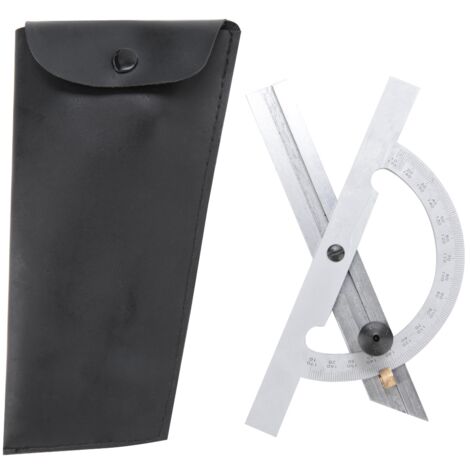 Zoternen 100 x 150 mm verstellbarer Winkelmesser, Winkellineal, Werkzeug aus Karbonstahl, Messwerkzeug