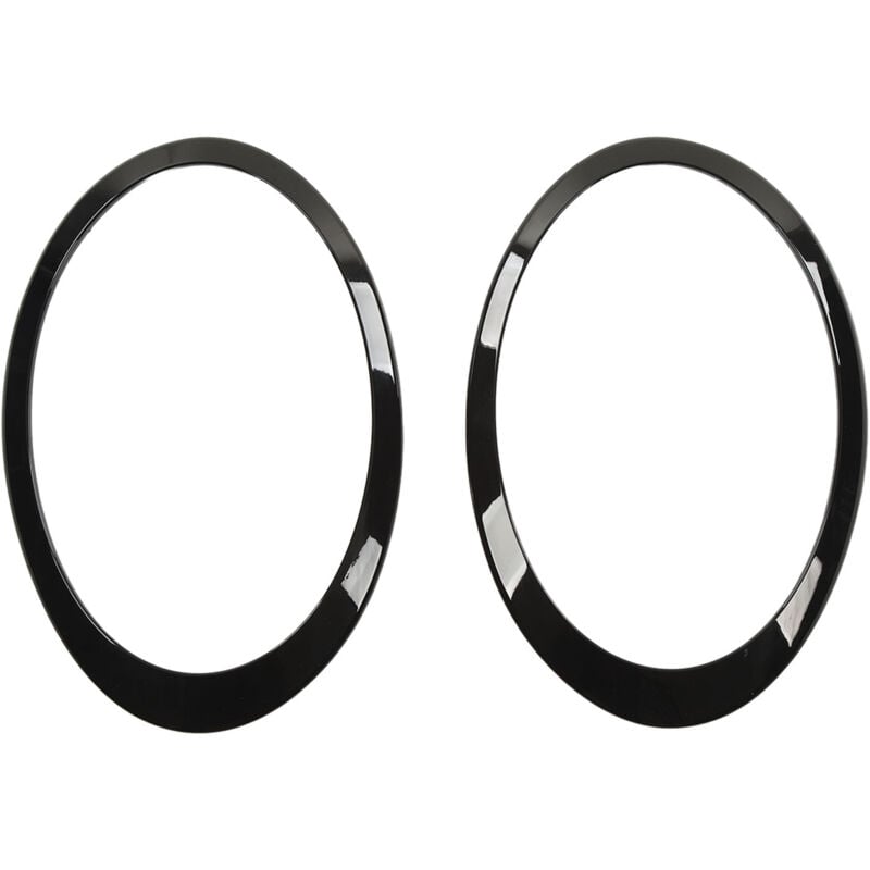 Zoternen - 2 pièces de capot de bordure de phare noir brillant moulé pour Cooper Clubman F54 s jcw 2015 – 2022
