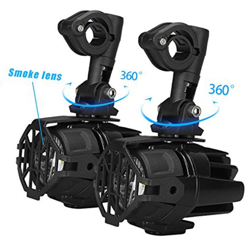 Image of Zoternen - 2 Stück Motorrad-LED-Nebelscheinwerfer-Lampenabdeckung mit Kabelbaum für R1200GS F800GS