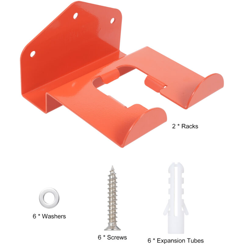 Image of Zoternen - 2er-Pack Unkrautvernichter, robuster, wandmontierter Garagen-Organizer