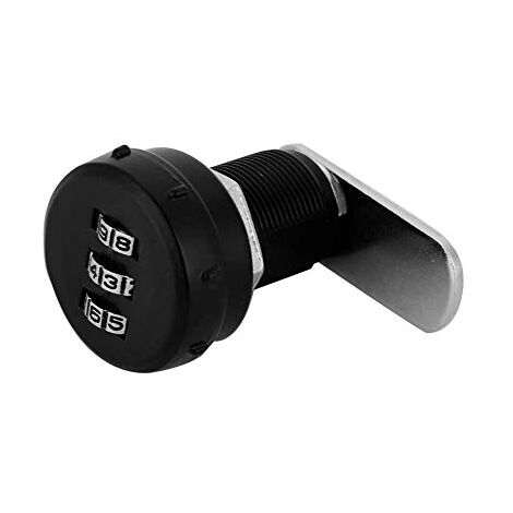 Zoternen 3-stellige Code Lock Zink-Legierung Kombination Cam Schrank Silber Passwort Sicherheitsnummer Schloss(03)