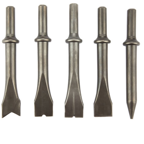 Zoternen 5-teiliges Drucklufthammer-Meißel-Set, Drucklufthammer-Bit-Set für pneumatische Bohrhämmer 150/190/250