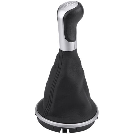 Zoternen 5J0711113F, pomello del cambio ergonomico e confortevole kit cuffia leva del cambio 5 velocità per auto