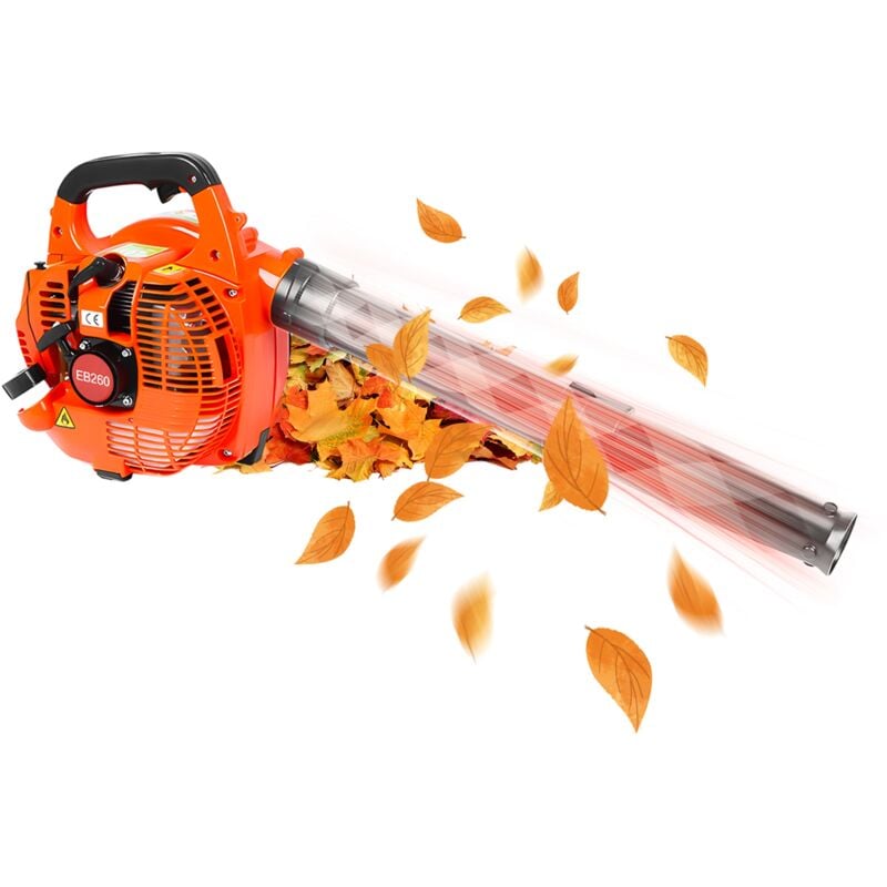 Zoternen - 750W Souffleur de Feuilles à Essence, 25.44 cc, souffleur de Neige portatif 2 Temps réservoir de Carburant, Volume d'air 275 cfm, 7000rpm