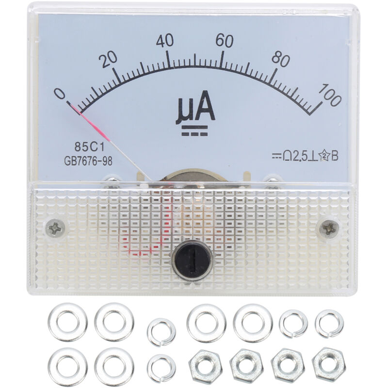 Image of 85C1 dc 0100UA Zeigertyp Amperemeter Analog Panel Strommesser Messgerät - Zoternen