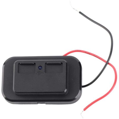 Zoternen Adaptateur de charge de voiture double prise USB 3,1 A 12-24 V avec capuchon anti-poussière pour bus, camion, camping-car, bateau, moto