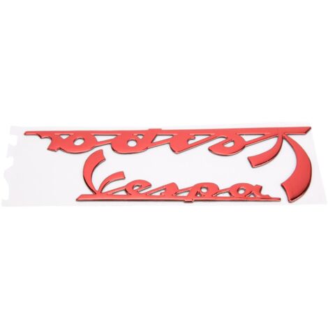 Zoternen Adesivo con stemma Akozon, adesivo tridimensionale con stemma per moto per Vespa GTS300 LX125 LX150 IE Sprint Primavera 300 LX LXV (rosso)