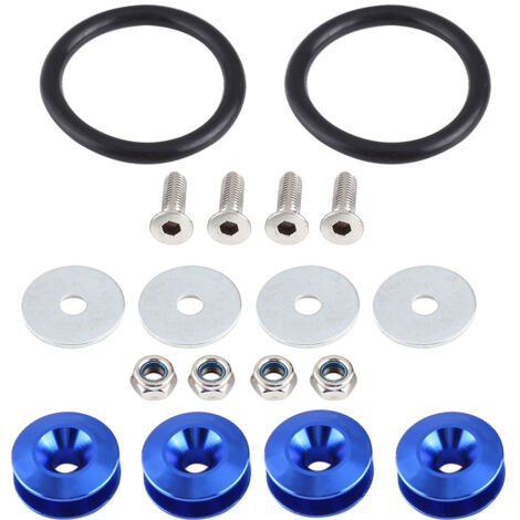 Zoternen Aluminiumlegierung Motorraum Stoßfänger Unterlegscheibe/Bolzen Schnellspanner Kit