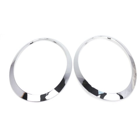 Zoternen Anneau de garniture de phare de remplacement, 2 pièces, pour BMW MINI COOPER F55/F56/F57 2014-2021 OEM 51137300631, 51137300632, 51712355791, 51712355798
