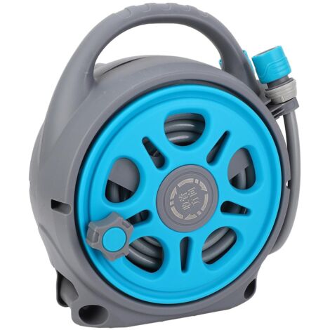 Zoternen Avvolgitubo per esterni, tubo da giardino retrattile con 7 funzioni, avvolgitubo a parete, supporto per tubo dell'acqua per esterni con qualsiasi