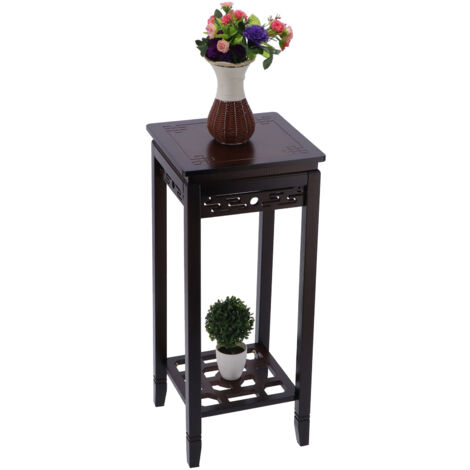 Zoternen Blumentopf-Präsentationsregal aus Bambus mit 2 Ebenen, für Wohnzimmer und Flur, 70 x 30 x 30 cm