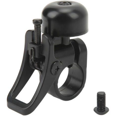Zoternen Campanello per monopattino elettrico, nero, rumoroso, piccolo, in lega di alluminio per monopattino Xiaomi Pro PRO2 1S Lite