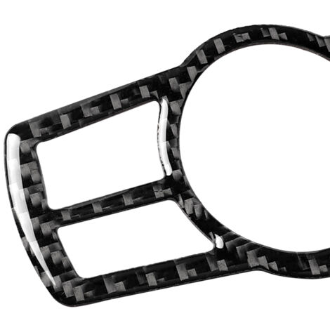 Zoternen Carbonfaser-Innenverkleidung für Scheinwerfer, Schaltknauf, Zieraufkleber, Ersatz für BMW F10 F07 F01 F25 F26 5er-Reihe