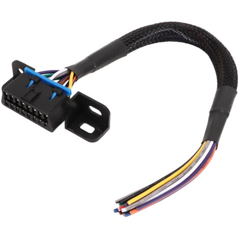 Zoternen Cavo OBD2 femmina per aprire 16 pin, robusto e resistente all'usura, cablaggio fisso per cruscotto auto