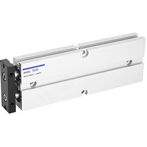 Zoternen Cilindro pneumatico in lega di alluminio, cilindro pneumatico, cilindro pneumatico TN16 0,1-0,9 MPa, cilindro pneumatico a doppio effetto da 10-200 mm (TN16X150-S)