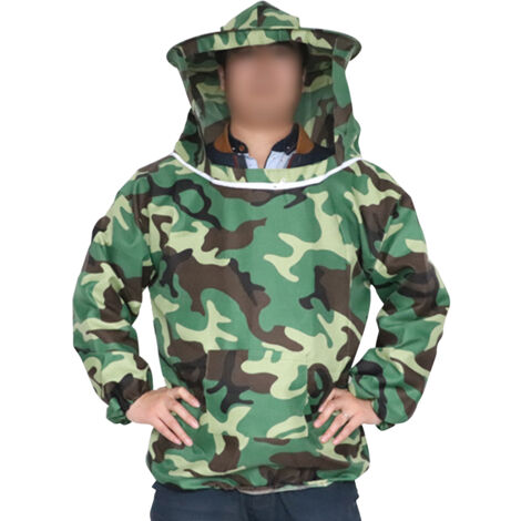 Zoternen Combinaison Apicole, combinaison anti guêpes, Veste Apiculteur Professionnelle, pour la prévention des piqûres d'abeilles