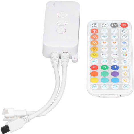 Zoternen Controller LED con 44 tasti, telecomando, Bluetooth, controller musicale wireless, controller per strisce luminose