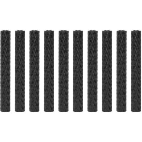 Zoternen Distanziatore rotondo NEUFDAY, 10 pezzi, distanziatore in alluminio, bullone di montaggio per quadricottero M3x40, nero