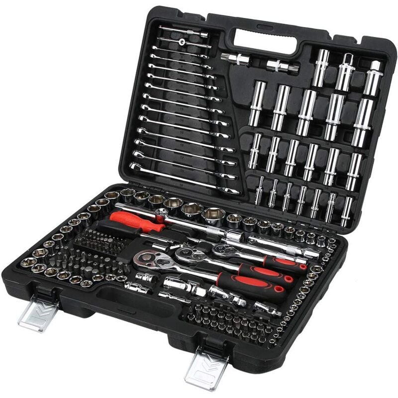 Image of Zoternen - ebtools Ratschenschlüssel-Set, 215-teiliges Ratschen-Set für die Autowartung