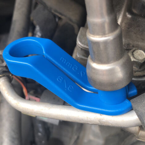 Zoternen Ensemble d'outils coudés de déconnexion de conduite de carburant de climatisation, 7 pièces, bleu, remplacement pour Ford et Chrysler