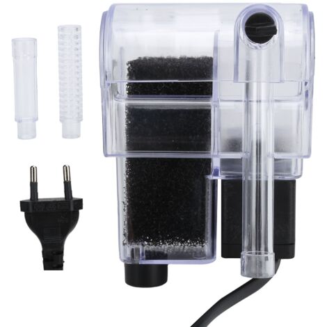 Zoternen Filtro per acquario, filtro sospeso multifunzionale per acquario, acquario ecologico, spina UE, 220 V