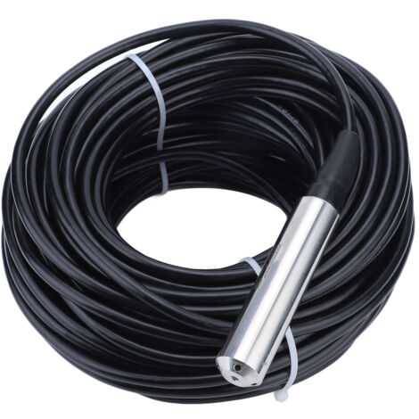 Zoternen Flüssigkeitsstandsensor, hochpräziser Wassertransmitter aus Edelstahl, 4-20 mA mit 33 m wasserdichtem Kabel für Tank