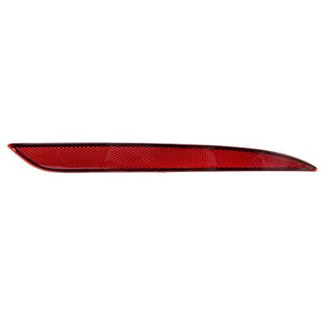 Zoternen Focket Hintere Stoßstange Reflektor Licht Lampe für Model 3 2017 bis 2023, rote Markierungsleuchte Lens Trim, einfache Installation Tail Reflektor Licht für Model 3 (Rechts)