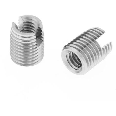 Zoternen FTVOGUE 20 Stück selbstschneidende Schraubengewinde-Einsatz aus Metall, M4 x 8 mm