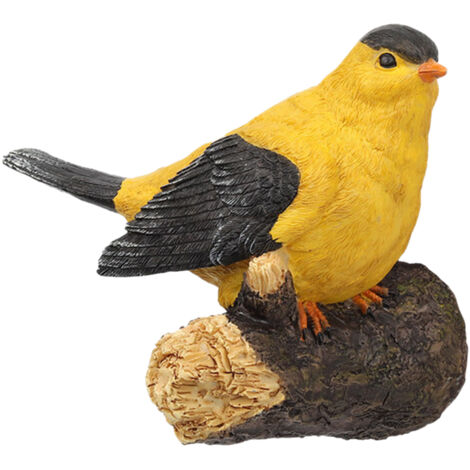 Zoternen Gartendekorationen – Gelbe künstliche Vögel zum Aufhängen an Bäumen (Ref. TB16046)