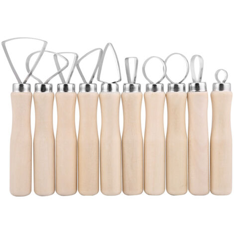 Zoternen JR2-10/ 10 pezzi fai da te strumenti per intaglio della cera, modellatura della ceramica, set di strumenti per scultura in argilla, accessori