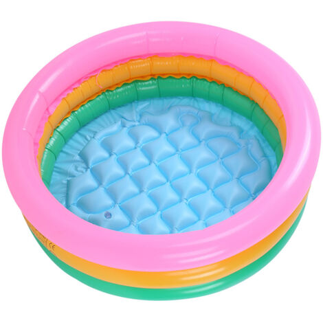 Zoternen Kinderschwimmbecken, rundes aufblasbares Schwimmbecken, 61 x 25 cm, aufblasbares Planschbecken, Planschbecken, rundes Planschbecken, aufblasbares Kinderschwimmbecken, Kinderwasserbecken für d