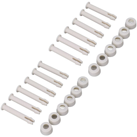 Zoternen Kit da 12 staffe per piscina, chiodi, perni, PVC, PVC, PRATICO PER INTEX 28270 28272 6 cm/2,4 pollici