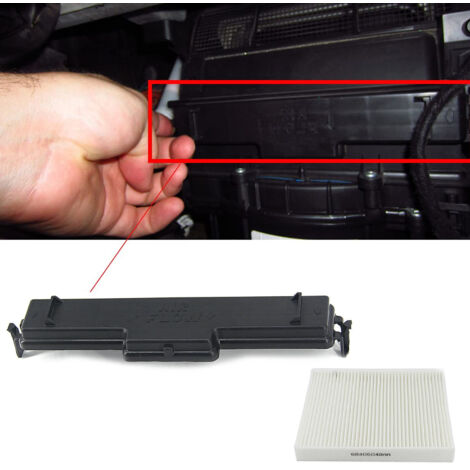 Zoternen Kit de filtre à air de cabine, conditionnement et jeu de portes d'accès pour Dodge Ram 1500 68406048AA
