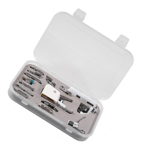 Zoternen Kit di accessori per macchina da cucire multifunzionale Brother Janome Singer da 15 pezzi