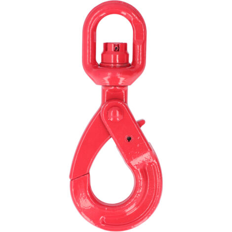 Zoternen Kranhaken, Lackierung, G80, geschmiedeter Stahl, selbstsichernd, drehbar, für Schiffe und Autos, 1,12 t, 18 cm