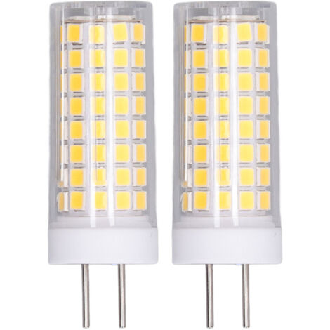 Zoternen Lampadina LED a mais da 10 W, in ceramica, 102 perline LED, lampadina LED a mais regolabile, AC 100-120 V, luce naturale