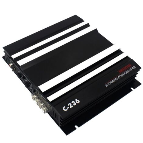 Zoternen Mini amplificatore audio domestico, controllo dei bassi, commutazione di fase, capacità di collegamento a ponte per sistema audio per auto