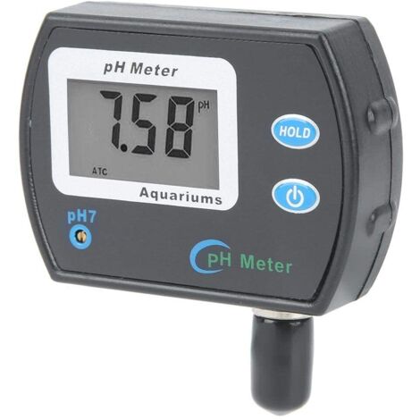Zoternen Misuratore di pH digitale, misuratore di pH LCD per misurare la qualità dell'acqua in acquari e piscine, spina UE, 220 V