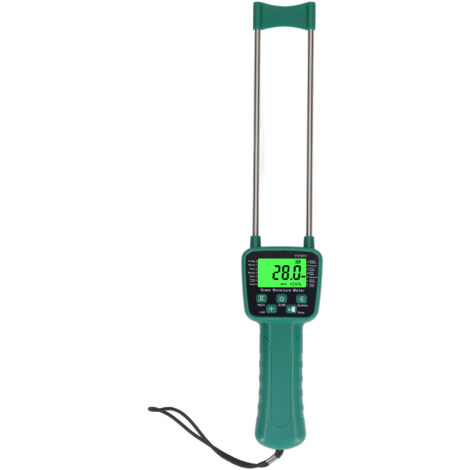 Zoternen Misuratore di umidità per fieno, misuratore di cereali per soia, grano, display LCD con trasmissione vocale