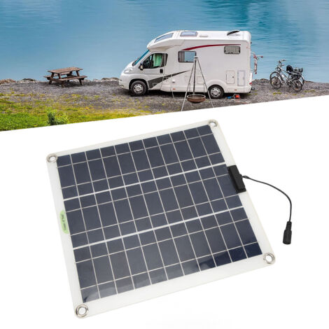 Zoternen – Panneau solaire portable 200W 12V/18V – Silicium monocristallin – Charge rapide avec prise OBD – Idéal camping et voyages en camping-car