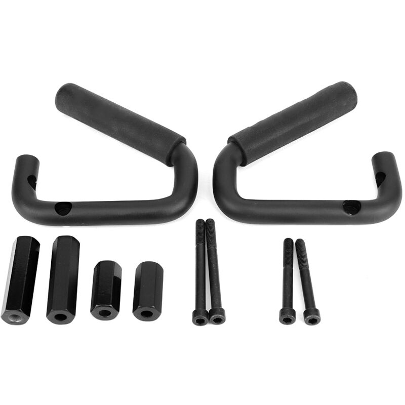 Zoternen Poignée de maintien avant de voiture en alliage d'aluminium, accessoire adapté à la porte Wrangler JK 2/4 de 2007 à 2019