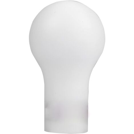 Zoternen Pomello del cambio per auto, pomello del cambio manuale a 5 velocità, ricambio in plastica (bianco)