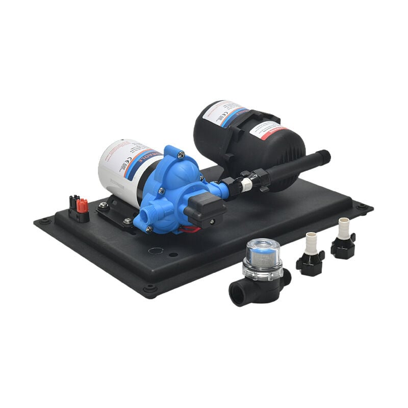 Zoternen - Pompe à eau Automatique 24V dc, 45 Psi,13.5L/Min, Auto-amorçage, Protection Contre les Surcharges, pour Caravane, Bateau, Lavage,