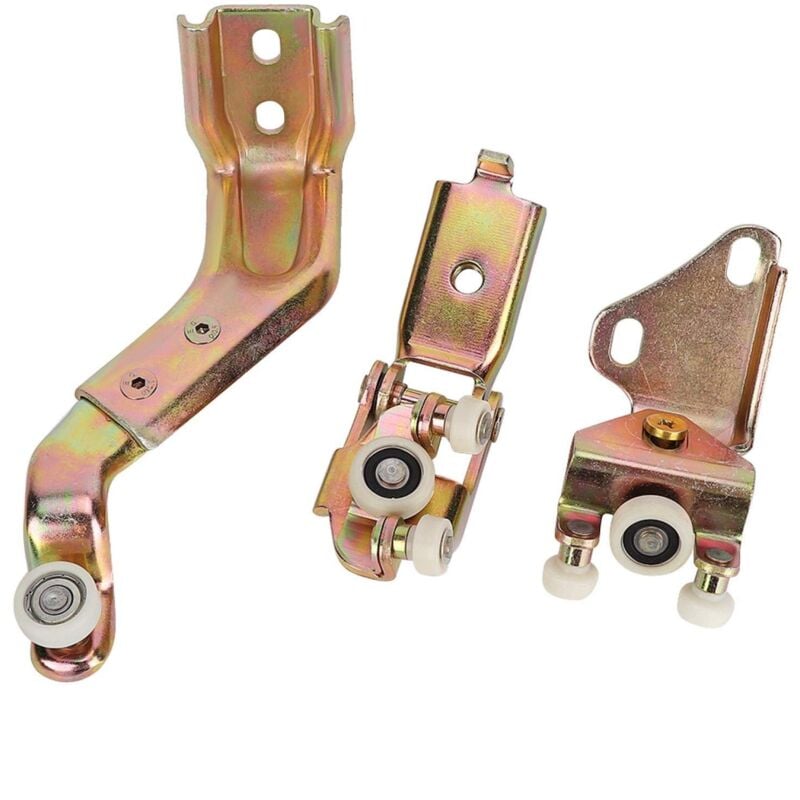 Image of Zoternen - Qiilu Schiebetür-Rollenführungsset 9017601347 für Sprinter 1995-2006, Grau, 3 Stück