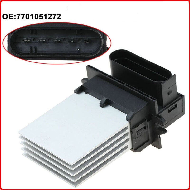 Zoternen - Résistance de moteur de ventilateur anticorrosion standard durable, multi-usage pour voiture pour Renault Clio ii Bb0/1/2 Cb0/1/2 1998-2013